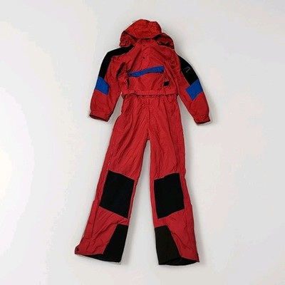 The North Face Vintage Extreme Wind Suit Mens size Medium Snow Red R1