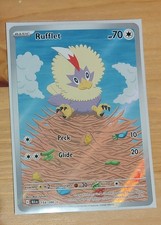 Pokémon TCG Rufflet Black Bolt Illustration Rare Card 154/086