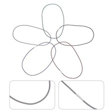 10 Pcs Elastic Bands for Binding Travelers Notebook Clip Journal