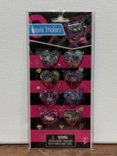 NEW IN PACKAGE  2010 MATTEL MONSTER HIGH LIQUID STICKERS
