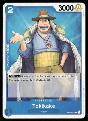 2024 Wings of the Captain Tokikake Character / Blue/Navy #OP06-052