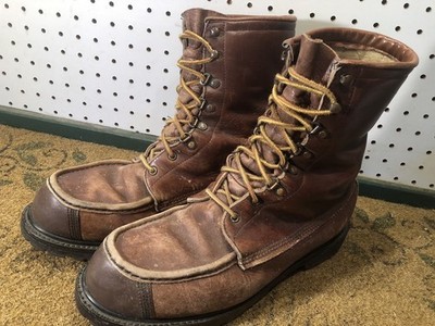Cabelas Men Moc Toe Boots Size 11.5 D 