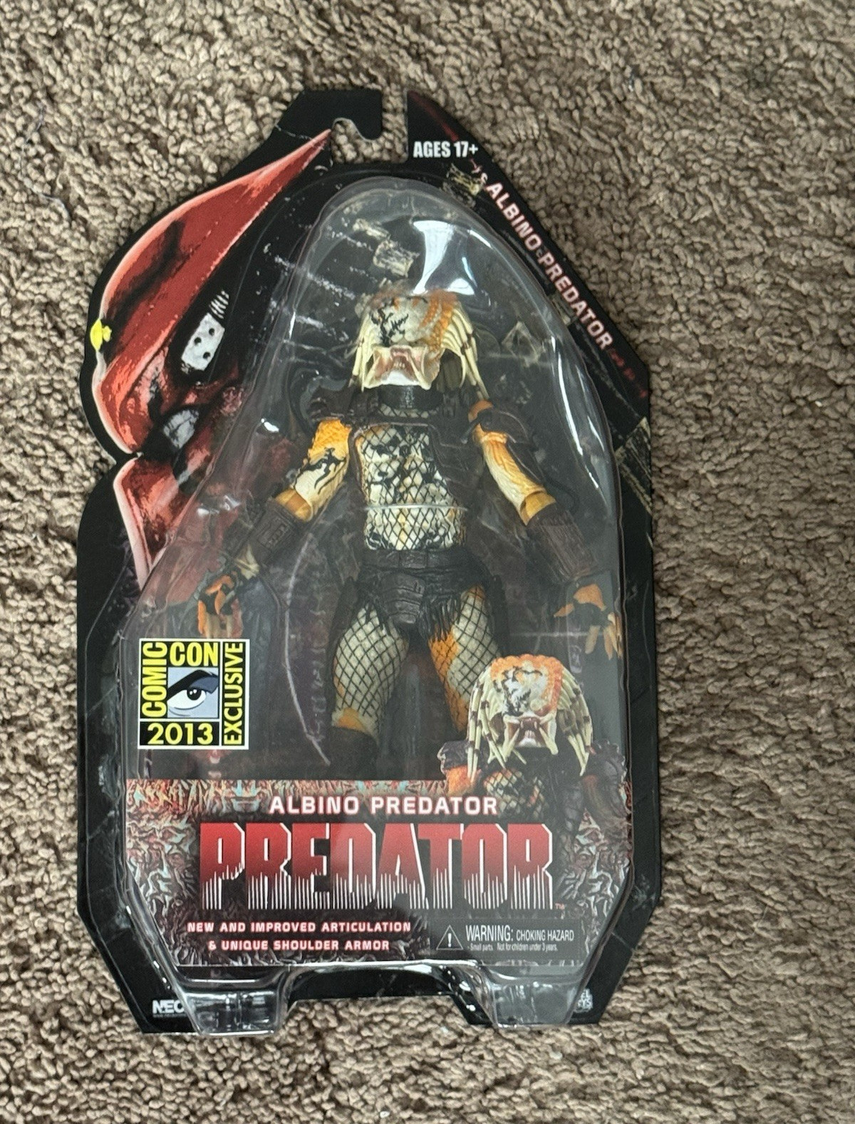 NECA Predator Albino Predator Action Figure Comic-Con 2013 Exclusive (2013)