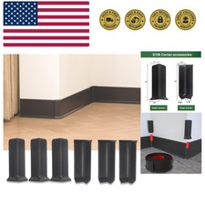 Durable 4-Inch Corner Blocks for Baseboards - Easy Self-Adhesive Installation