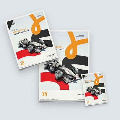 McLaren Racing MP4/13 | 1998 60th Anniversary | McLaren Poster