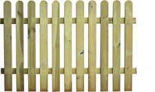 - Manuel - Recinto in Legno Con 12 Aste Verticali, Ideale per Il Giardino. Dimen