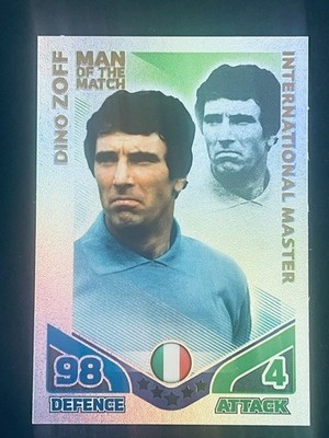 MATCH ATTAX 2010 WORLD CUP MAN OF THE MATCH INTERNATIONAL MASTER DINO ZOFF