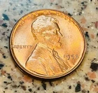 1952 P Gem Bu Red Lincoln Penny Cent Free Shipping! #96