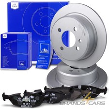 ATE BREMSSCHEIBEN Ø258 +BREMSBELÄGE SATZ HINTEN FÜR BMW 3-ER E30