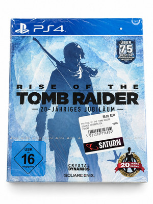 Rise of the Tomb Raider 20-jähriges Jubiläum PS4 Artbook Edition NEU OVP
