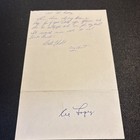 BASEBALL~SIGNED AL LOPEZ (HOF)~5 1/4 X 8 1/4” FAN REQUEST CARDSTOCK RESPONSE — photo 2