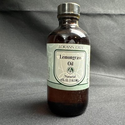 LorAnn Lemongrass Oil 100% Pure Food Grade 4 Ounce Bottle