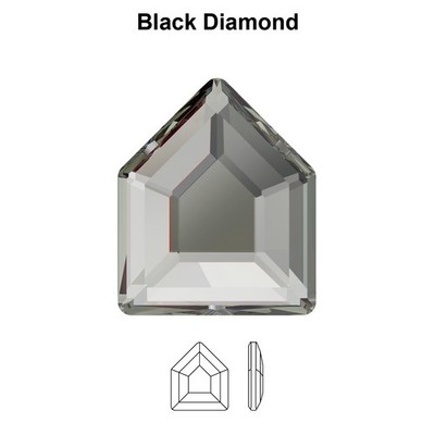 Superior PRIMERO 2775 Small Pentagon Strass Kein Hotfix Kristallen
