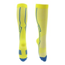 Anti-Fall Cycling Socks Size M Tall Yellow Blue