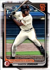 2024 Bowman Draft #BD-71 Dakota Jordan