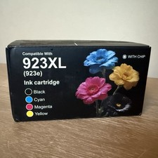 923XL 923e Ink Cartridges 4 Pack for HP OfficeJet Pro 8120 8130 w/ Chip