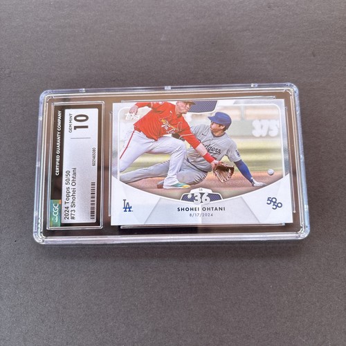 Shohei Ohtani 2024 Topps 50/50 # 73- Ohtani SB # 36 on 8/17/24-CGC Gem Mint 10