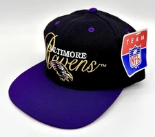 Vintage 1996 Baltimore Ravens Hat Drew Pearson Marketing Brand New/New With Tags