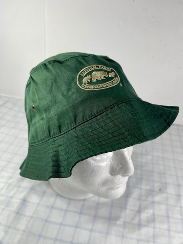 National Parks Conservation Association Bucket Hat Forest Green Bear Logo Hiking