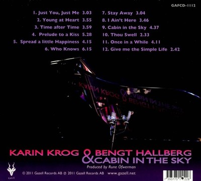 KARIN KROG/BENGT HALLBERG - CABIN IN THE SKY [DIGIPAK] NEW CD