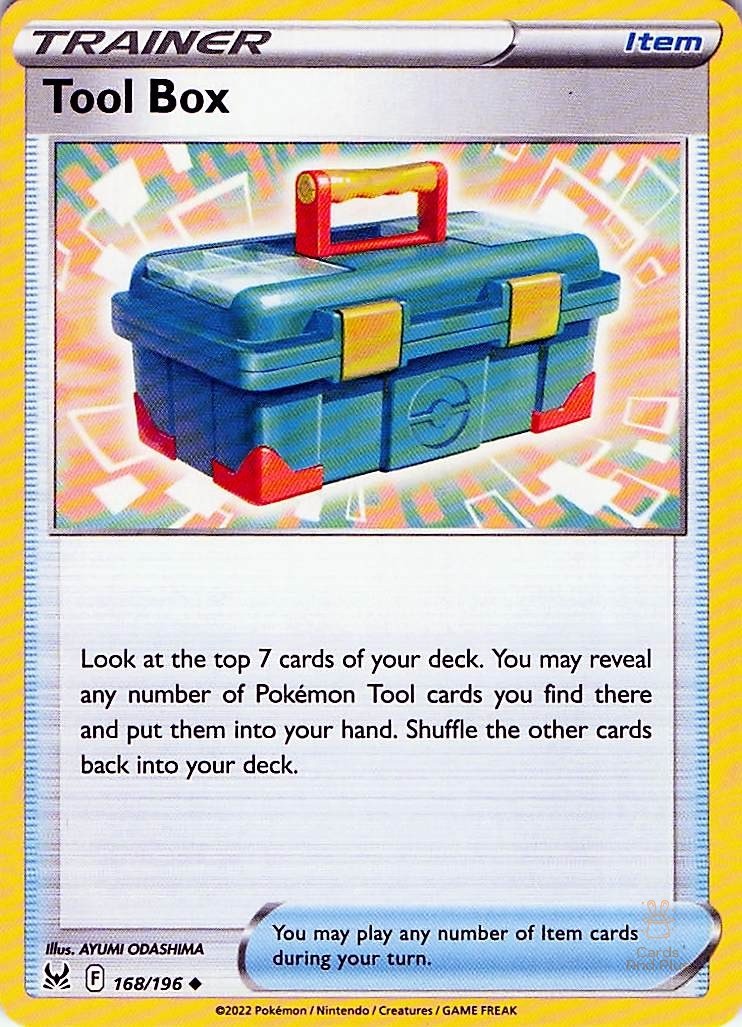 Tool Box 168/196 Lost Origin 2022 Pokemon NM