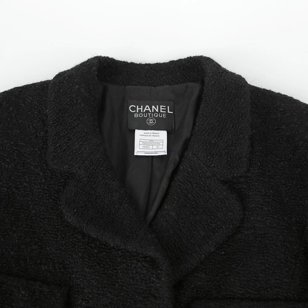 Giacca doppia tweed CHANEL 42 132799624