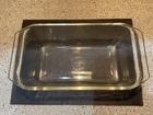 Vintage 60’s PYREX #215-B Glass Loaf Baking Dish 9x5x3 USA Straight Handle