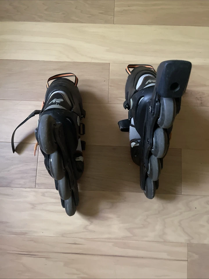 Patines en línea K2 Raider juveniles/talla 1-5 expandibles/negro/gris/naranja Foto 3 de 3