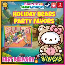 🎉🎁 Holiday Bears & Party Favors Collection - Nintendo | Steam | Apple Arcade