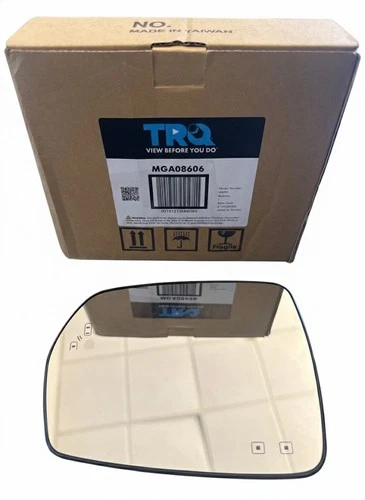 TRQ Mirror Glass Heated Blind Spot Detection Driver Left LH for Ford Edge New