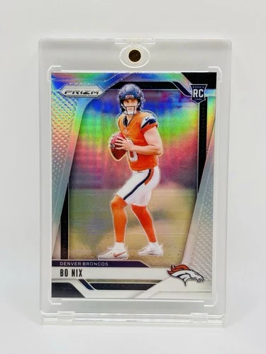 2024 Panini Prizm Rookies Bo Nix #309 Silver Prizm (RC)