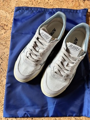Autry Medalist Low WMNS Sneaker White Silverblue Größe 39 EU