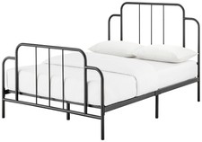 Image of Jacques Kingsize Metal Bed Frame - Black