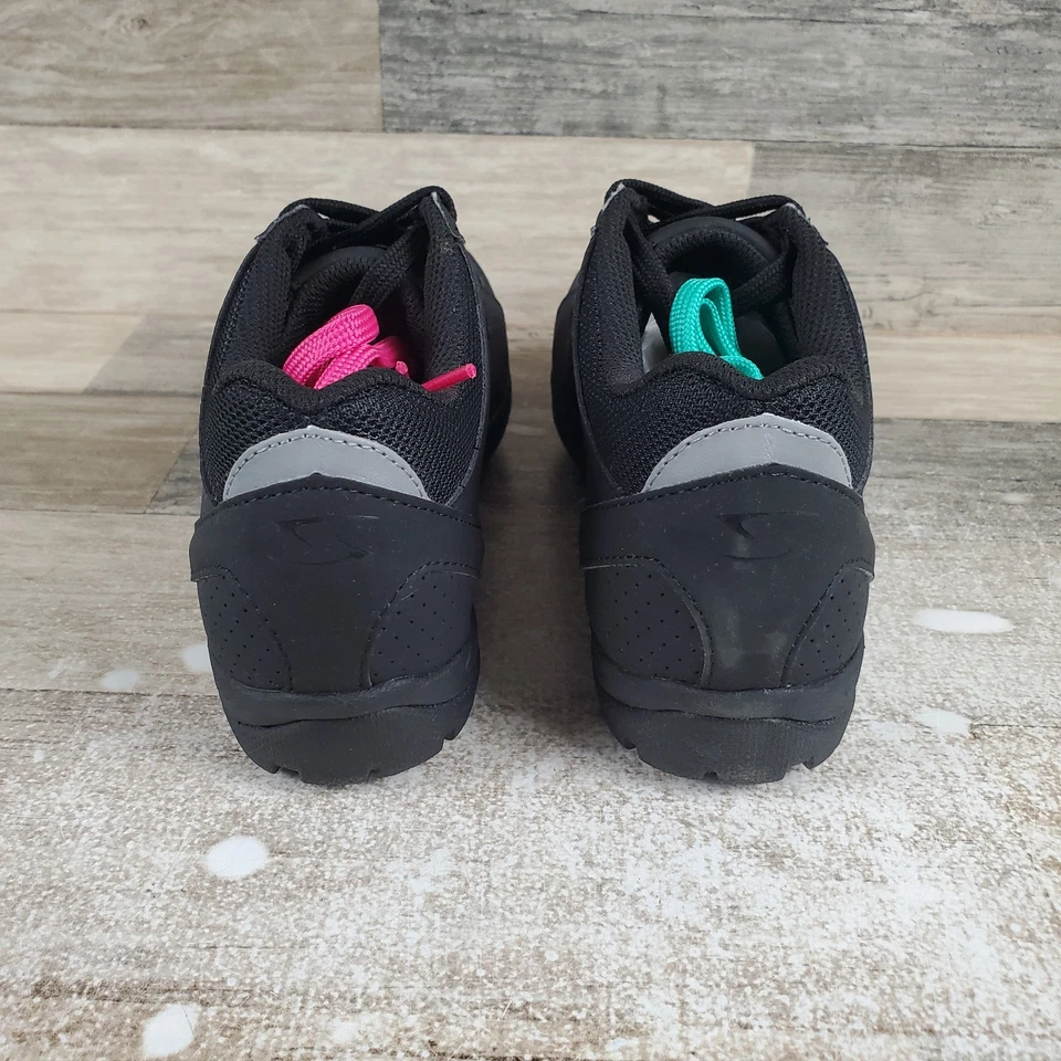 Serfas Trax Womens Cycling Shoes Sz 5 Athletic Mountain Bikes Black Sneakers - Image 3 of 4