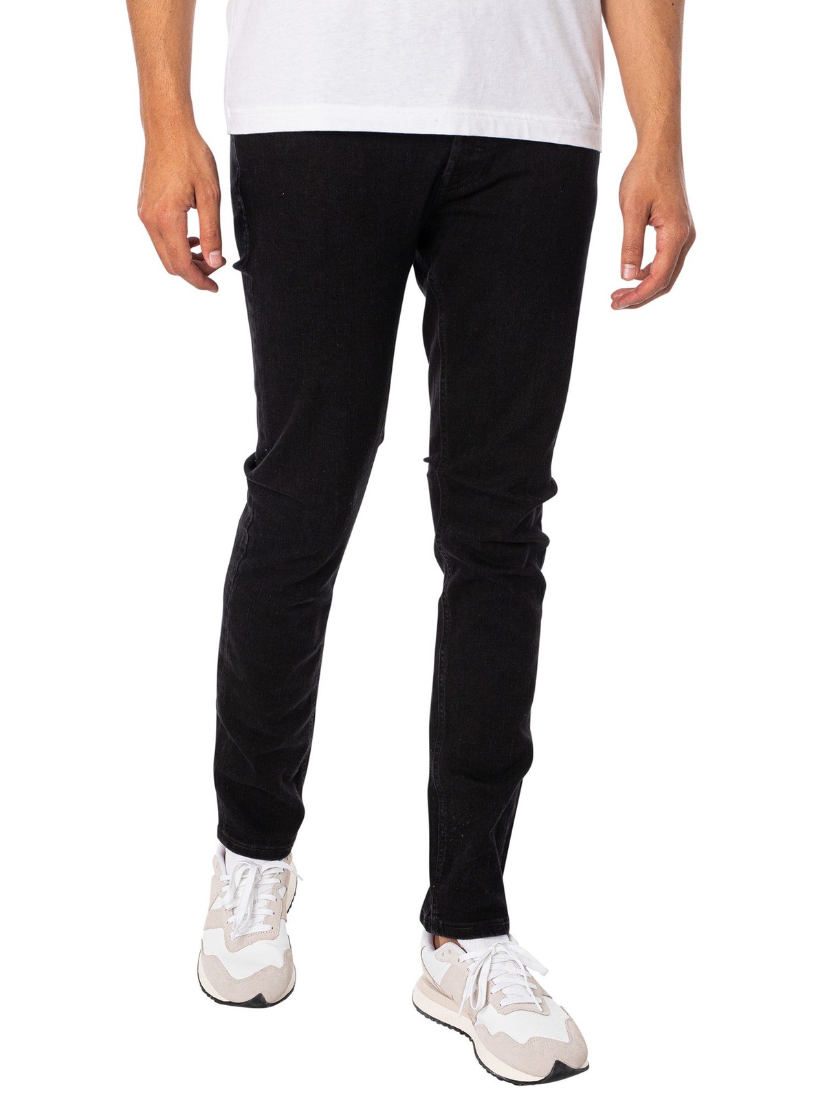 JACK & JONES Jjiglenn JJBASIC SQ 356 NOOS Slim Fit Jeans | Slim Fit, Plain, Casual, Maximum temperature 30°C normal process - Image 2