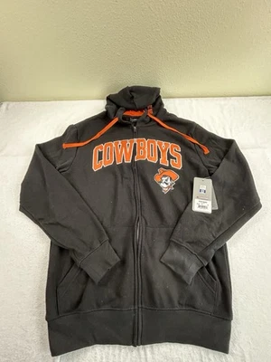 Oklahoma State Cowboys Zip Up Hoodie Men’s Sz Sm Colosseum Brand New - Image 1 of 4