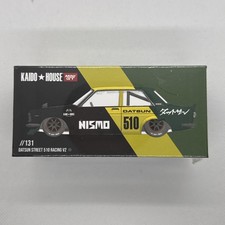 NEW Kaido House x Mini GT 1:64 Datsun Street 510 Racing V2 Black Yellow KHMG131