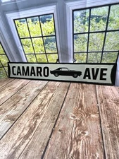 Open Road Brands Chevrolet Camaro Avenue Metal Street Sign 