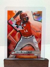 2025 Bowmans Best ORANGE REFRACTOR /25 Elly De La Cruz #37 SSP REDS