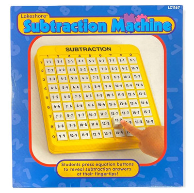 Lakeshore Learning Subtraction Machine LC1167 - Yellow, 8.5'' x 9.5'' Pop-Up