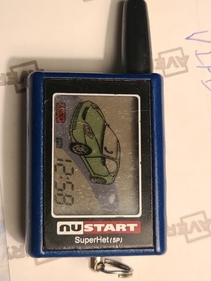 INTACT! TESTED!! NUSTART COMPUSTAR REMOTE NU3500R(5P) FOB 2WAY O44JMR5100