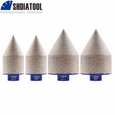 2pcs 35/50mm Diamond Beveling Chamfering Milling Finger Bit Cut Porcelain Tile