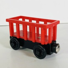 Thomas the Train Circus Cargo Car Wooden Railway Red 2003 Friends
