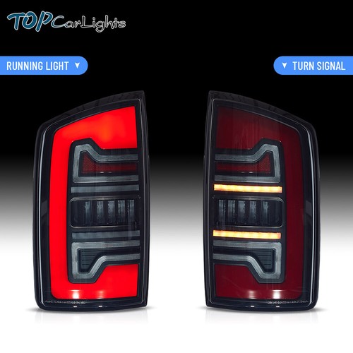 VLAND Smoked LED Tail Lights For 2002-2006 Dodge Ram 1500 2500 3500 w/Animation - Picture 4 of 15