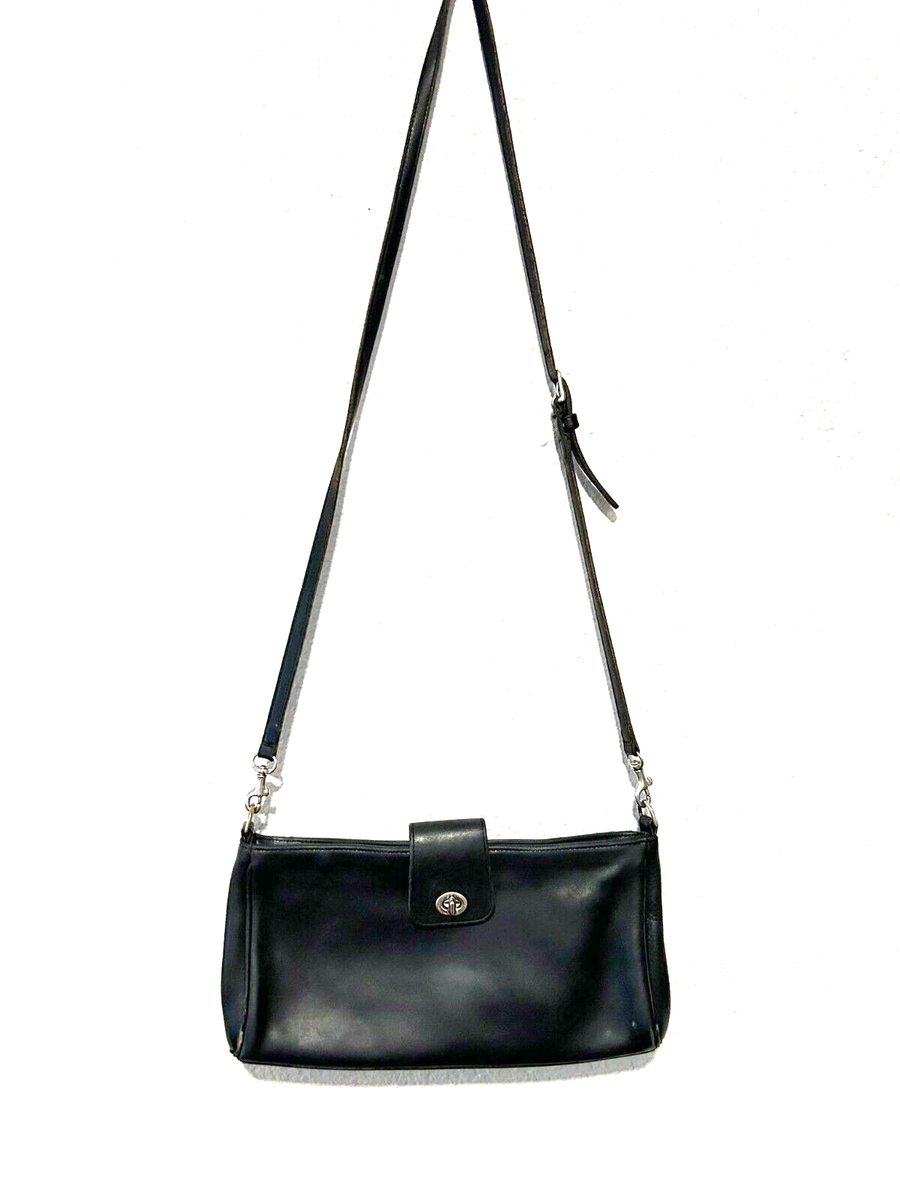 バッグ COACH Vintage Leather East West Flap Bag Vintage Coach East West Penelope Zip Crossbody Bag #9819 | eBay