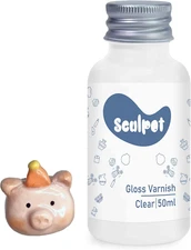 Air Dry Clay Glaze, Clay Varnish for Air Drying Clay, Clear Acrylic Varnish for