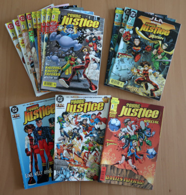 Young Justice Konvolut - 13 Hefte 2 Softcover - Dino Verlag