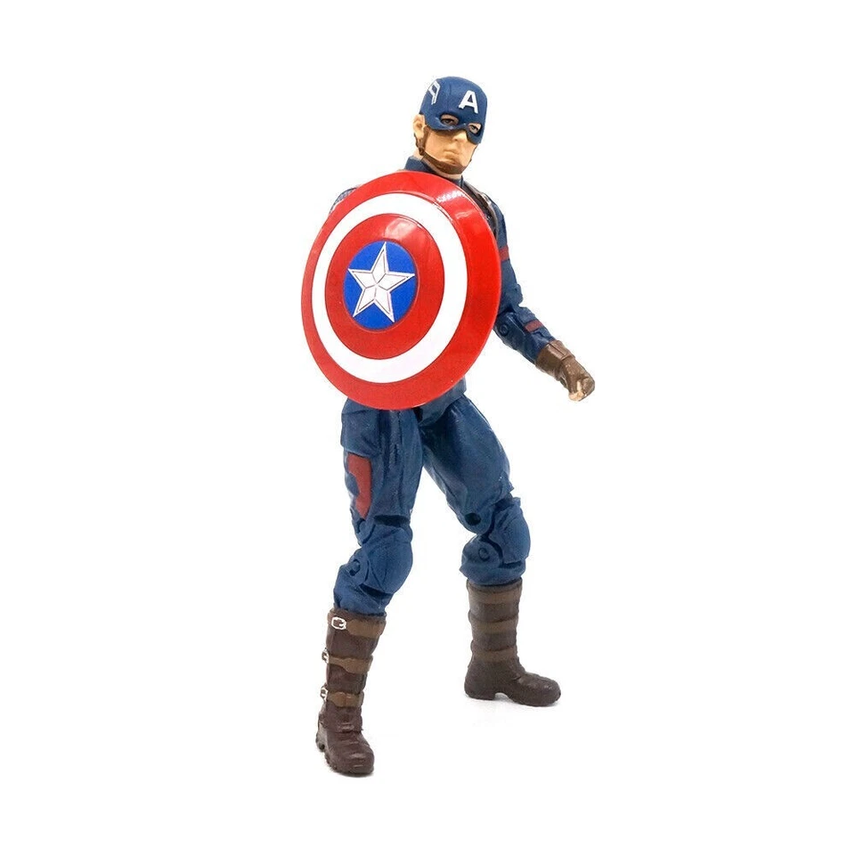 ZD Toys Captain American Man Marvel PVC 7" Action Figure Model Toy Statue Foto 2 de 4