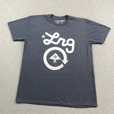 LRG Lifted Research Group Shirt Mens Large Logo Graphic Streetwear Preppy City