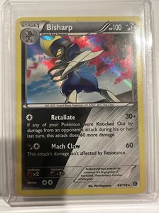 Pokémon TCG Bisharp Steam Siege 64/114 Holo Holo Rare